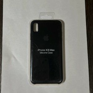 New iphone Xs Max Black Silicone Case
